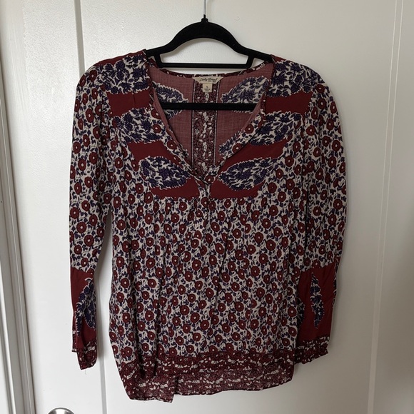 Lucky Brand Tops - Lucky Brand Floral Blouse